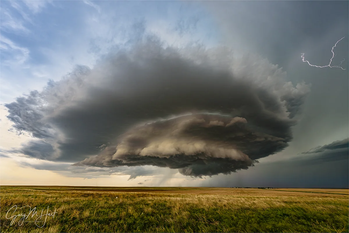 Gary Hart Photography: Supercell and Lightning, Northeast Colorado
