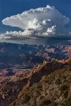 Gary Hart Photography: Thunderhead and Lightning, Lipan Point, Grand Canyon