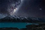 Gary Hart Photography: New Zealand Night, Milky Way Over Tasman Lake