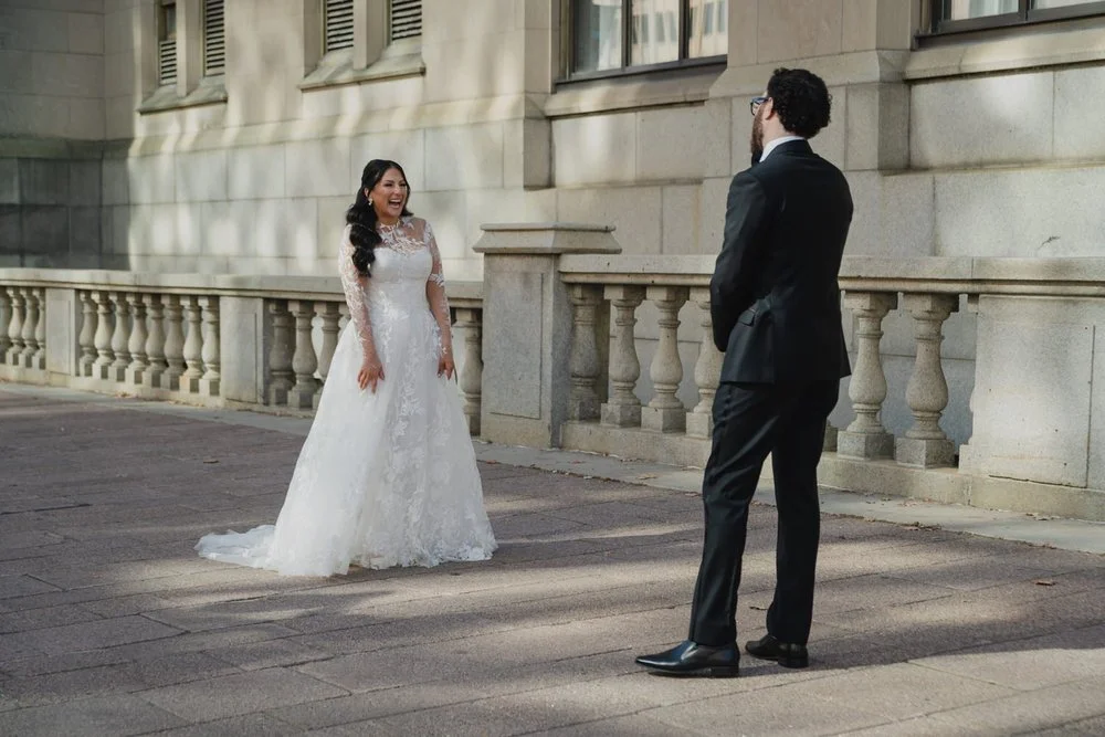 First look photograph outside of the chateau laurier in downtown ottawa