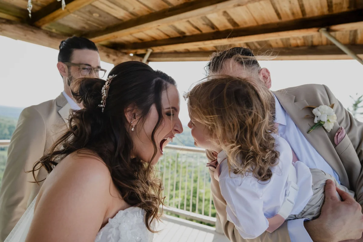 candid wedding photo at le belvedere