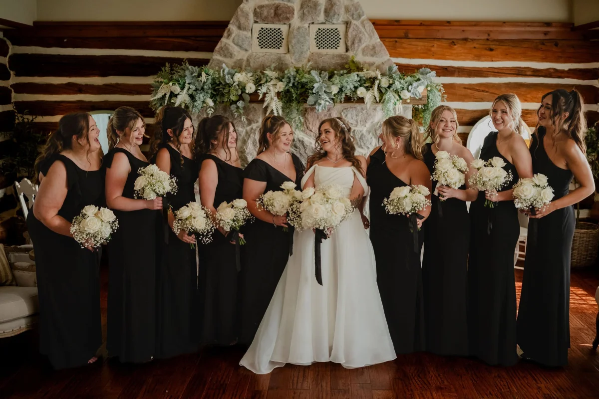 wedding party photograph