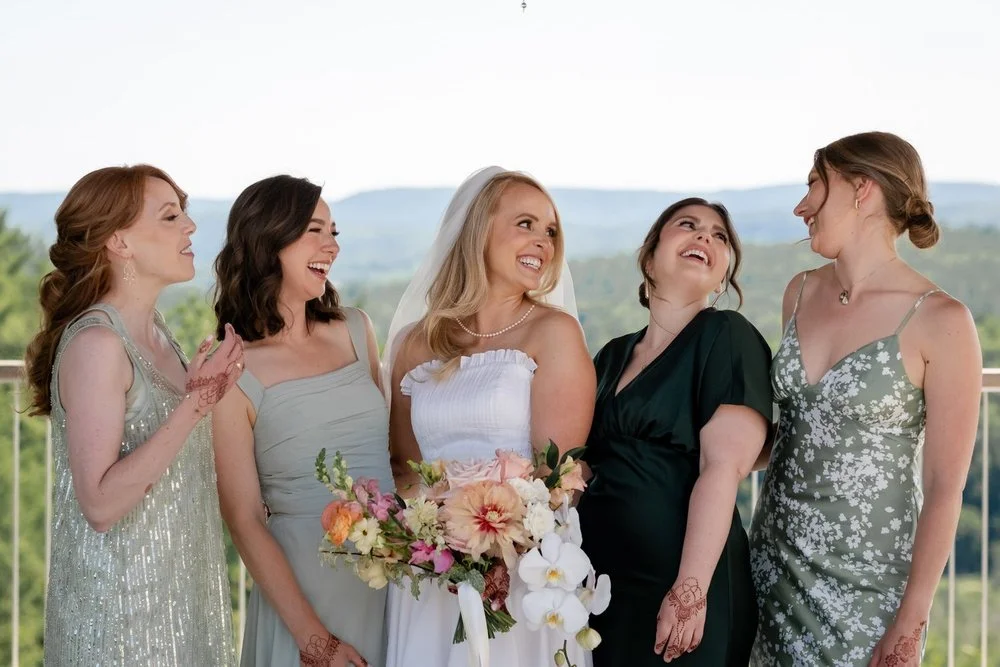 bridesmaids photo at le belvedere