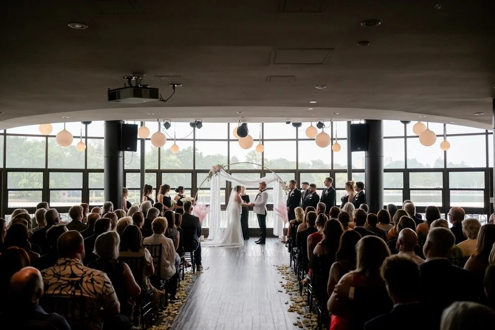Wedding ceremony photo at Lago in ottawa