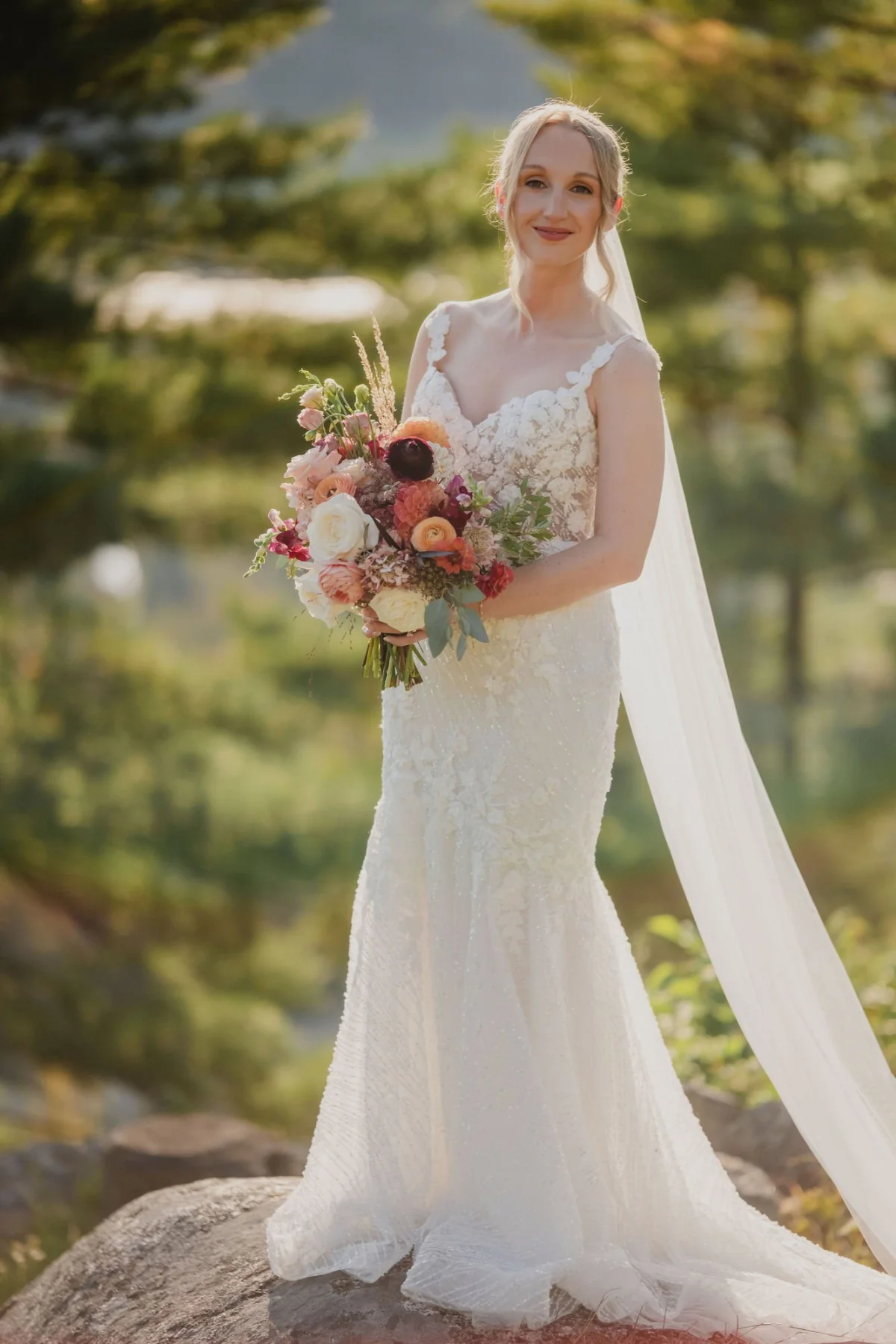 bridal portrait at le belvedere