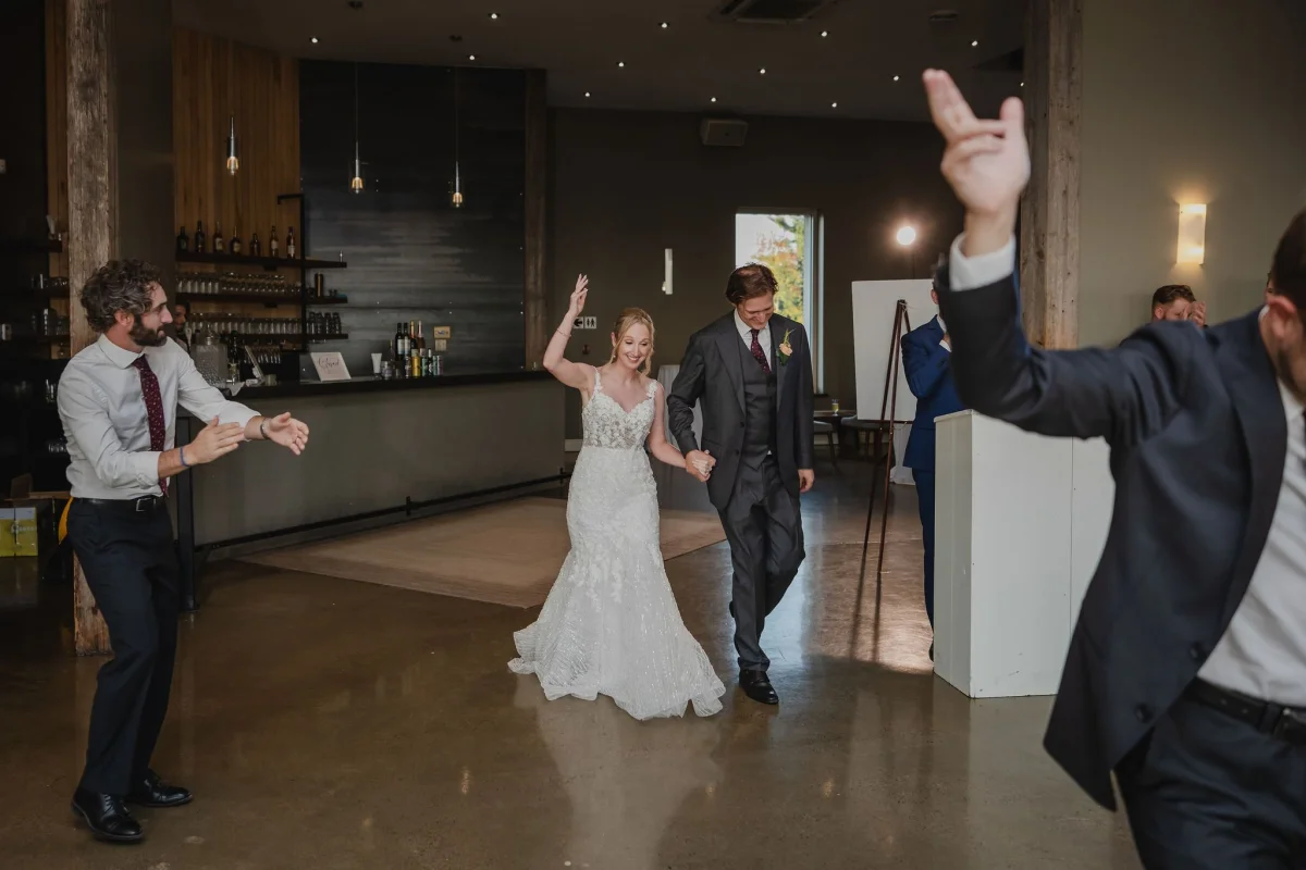 grand entrance and hora at a le belvedere wedding