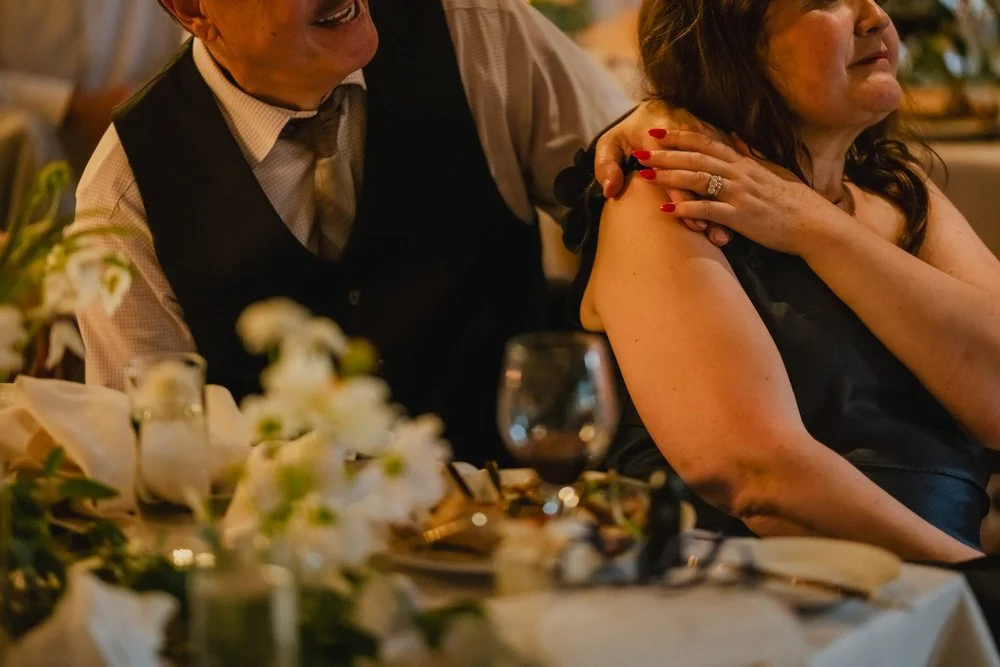 wedding reception photograph at Adelina barn