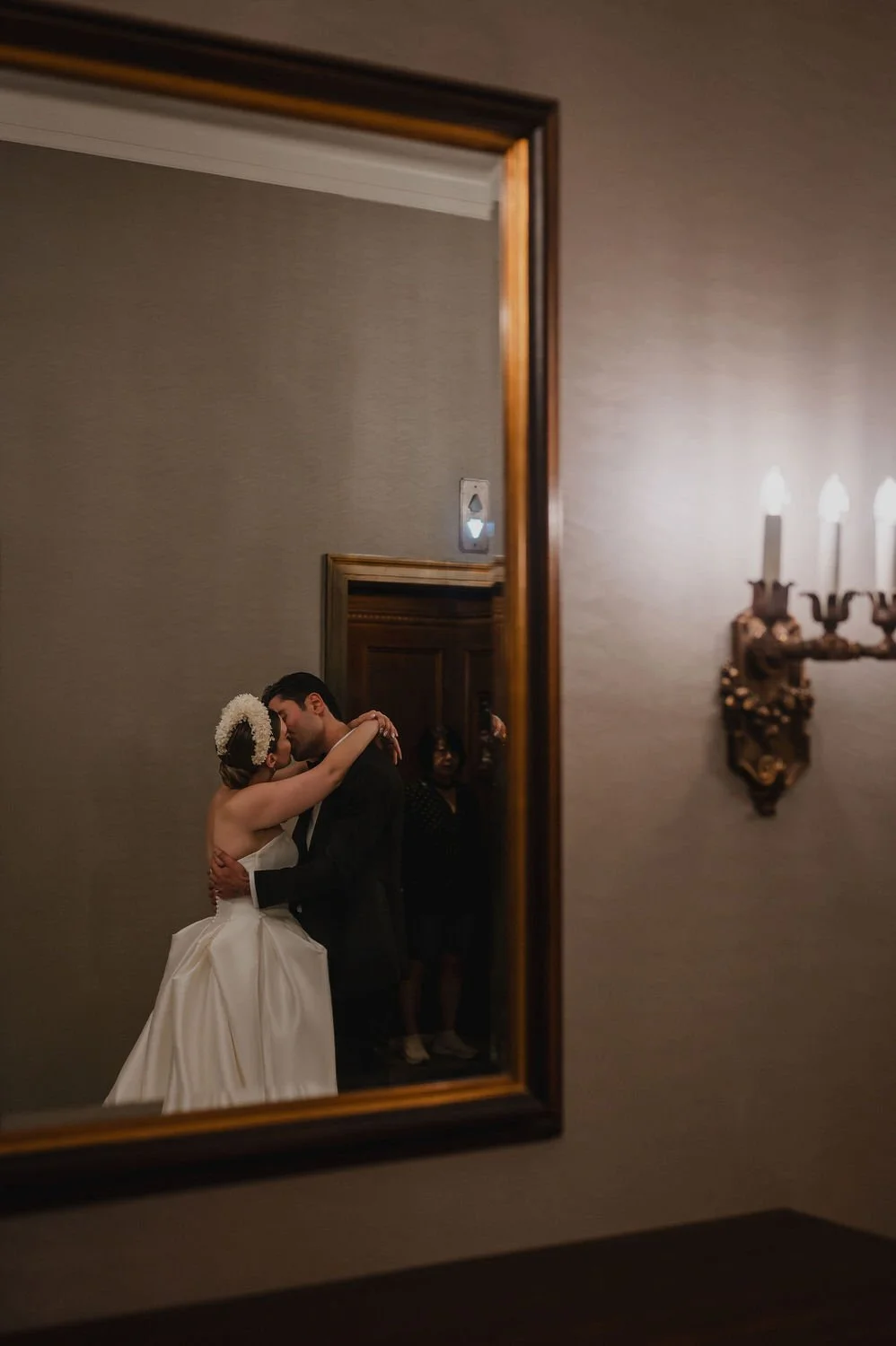 artistic wedding photograph