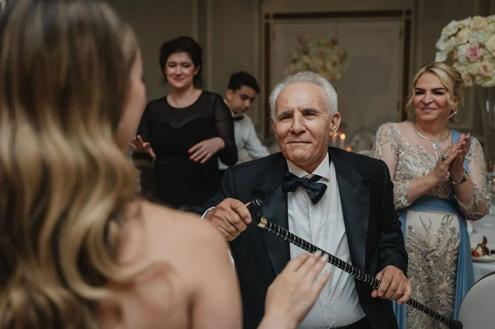 dancing photograph at a persian wedding at the chateau laurier