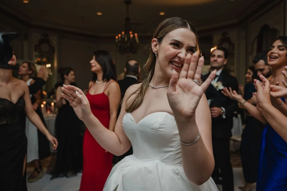 dancing photograph at a persian wedding at the chateau laurier