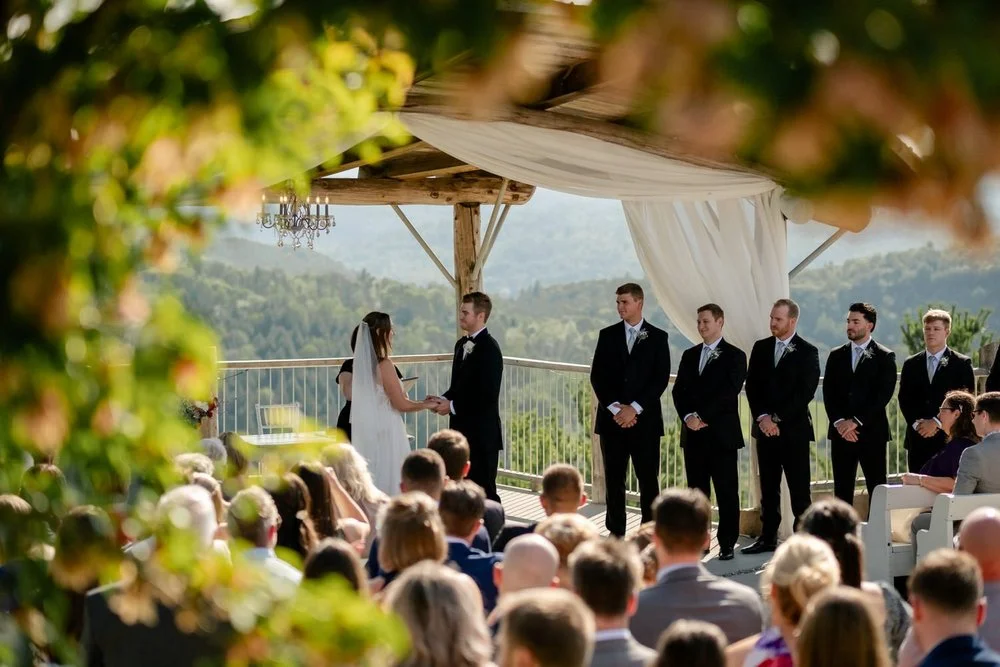 photograph for a le belvedere wedding ceremony