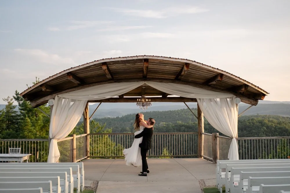 natural light portrait of a bride and groom at le belvedere