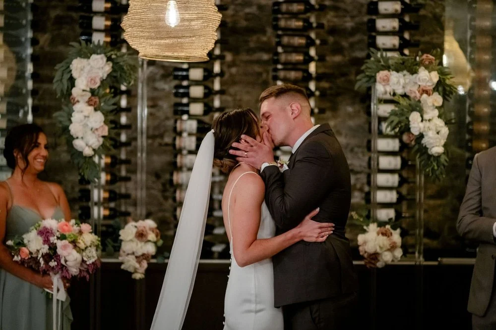 first kiss photograph at the side door in ottawa