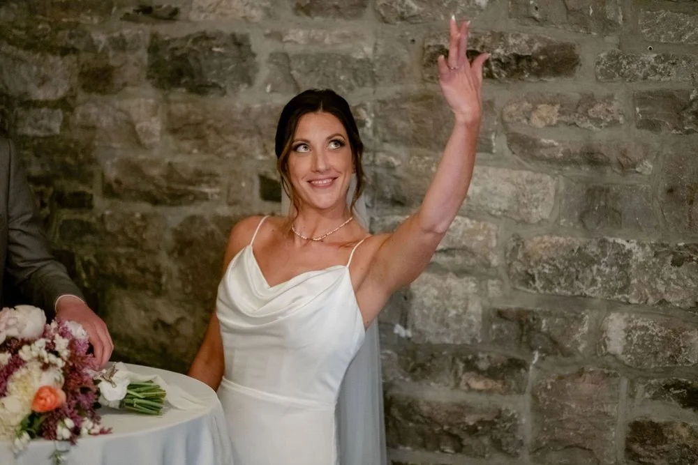 wedding ceremony photograph at the side door restaurant in ottawa
