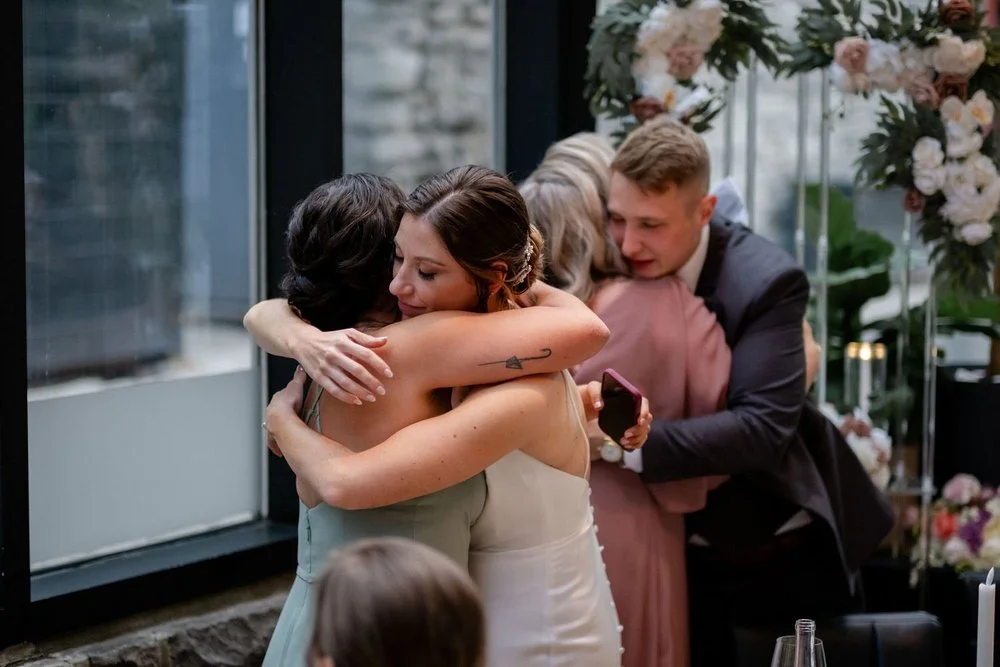 wedding reception photograph at the side door restaurant in ottawa