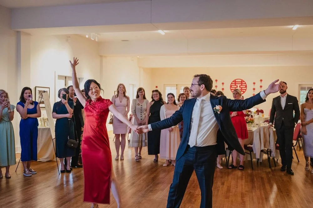 First dance photograph inside the NCC River House