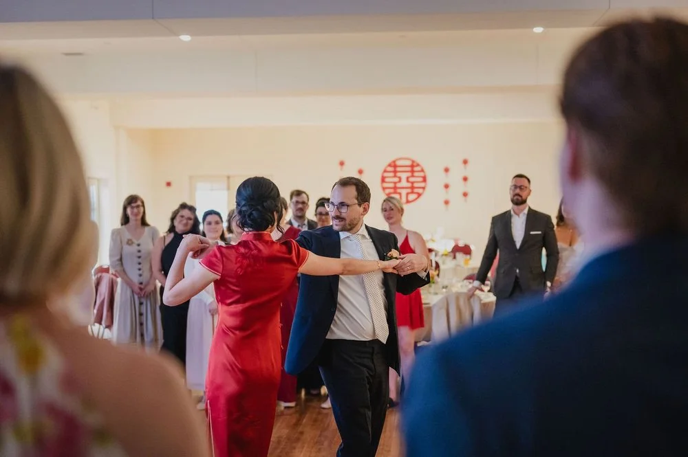 First dance photograph inside the NCC River House