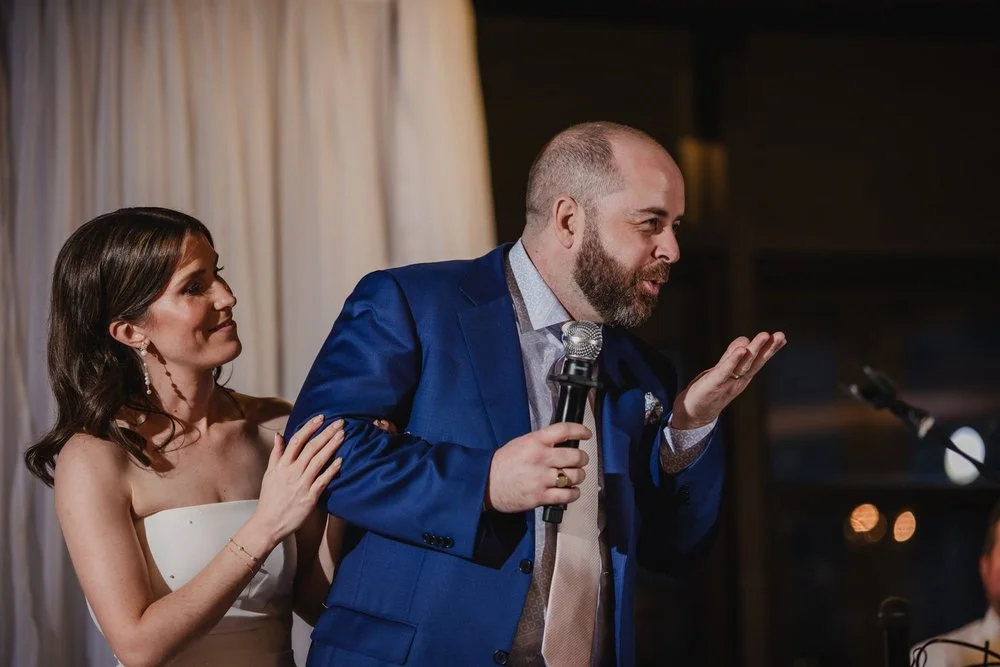 wedding speech at a wedding reception at Lago in ottawa