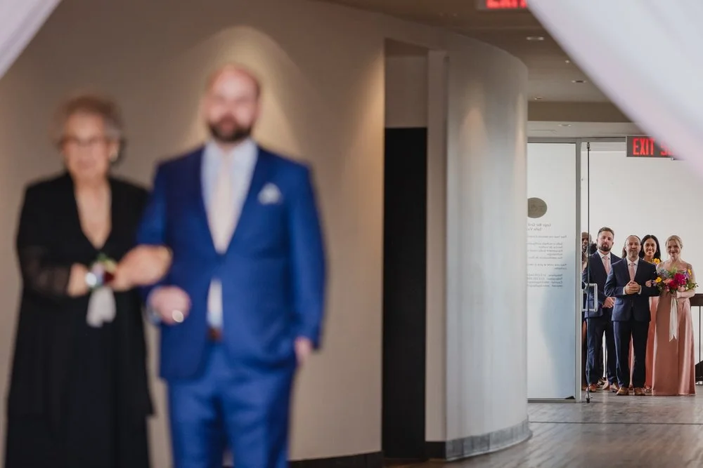 the start of a wedding ceremony at Lago in ottawa