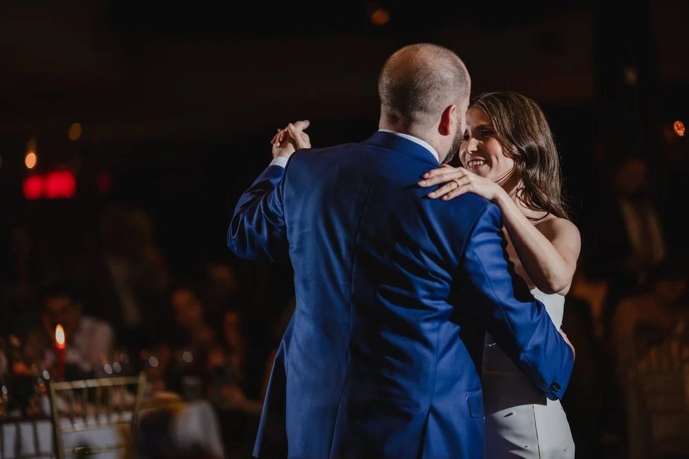first dance photograph at a wedding reception at Lago in ottawa