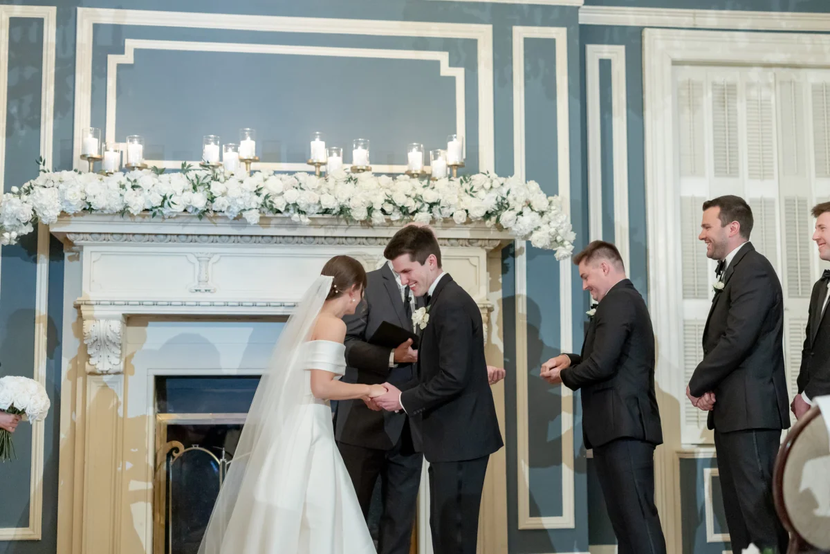 madison-club-black-tie-wedding-ballroom-ceremony