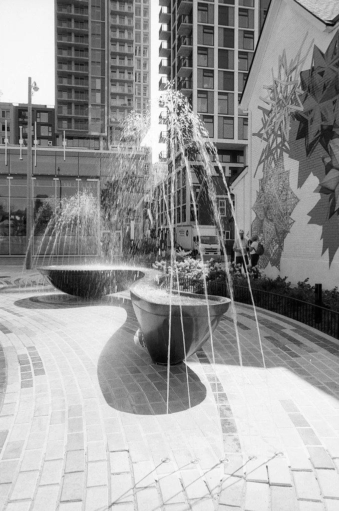 Mirvish Village Fountain In Action Two