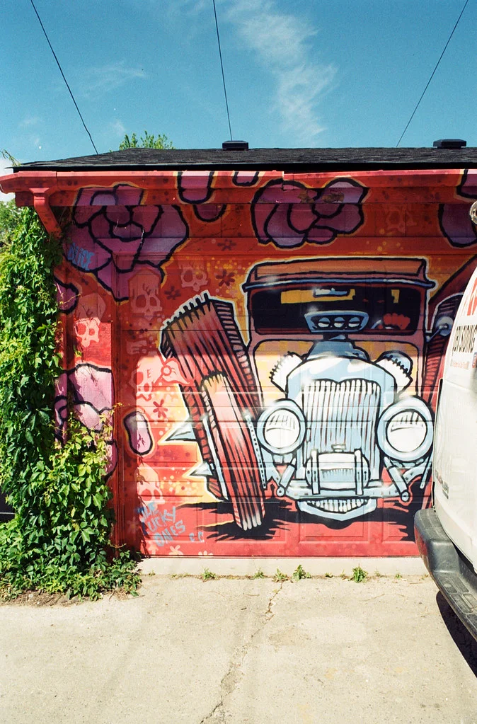 Hot Rod on the Garage Door June 2026